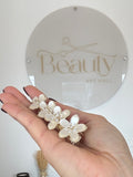 Ivory Bloom Clip