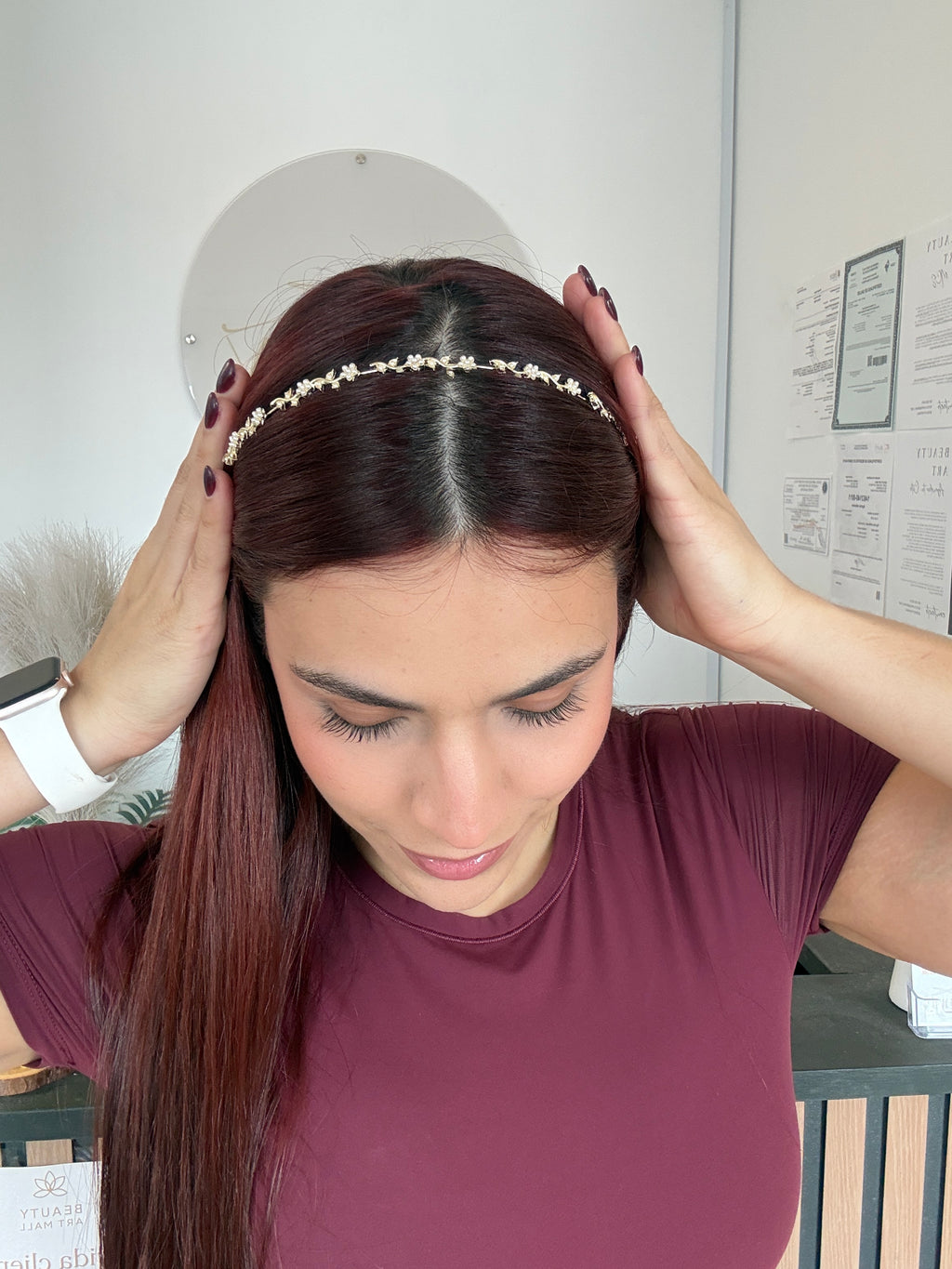 Blossom Pearl Diadema