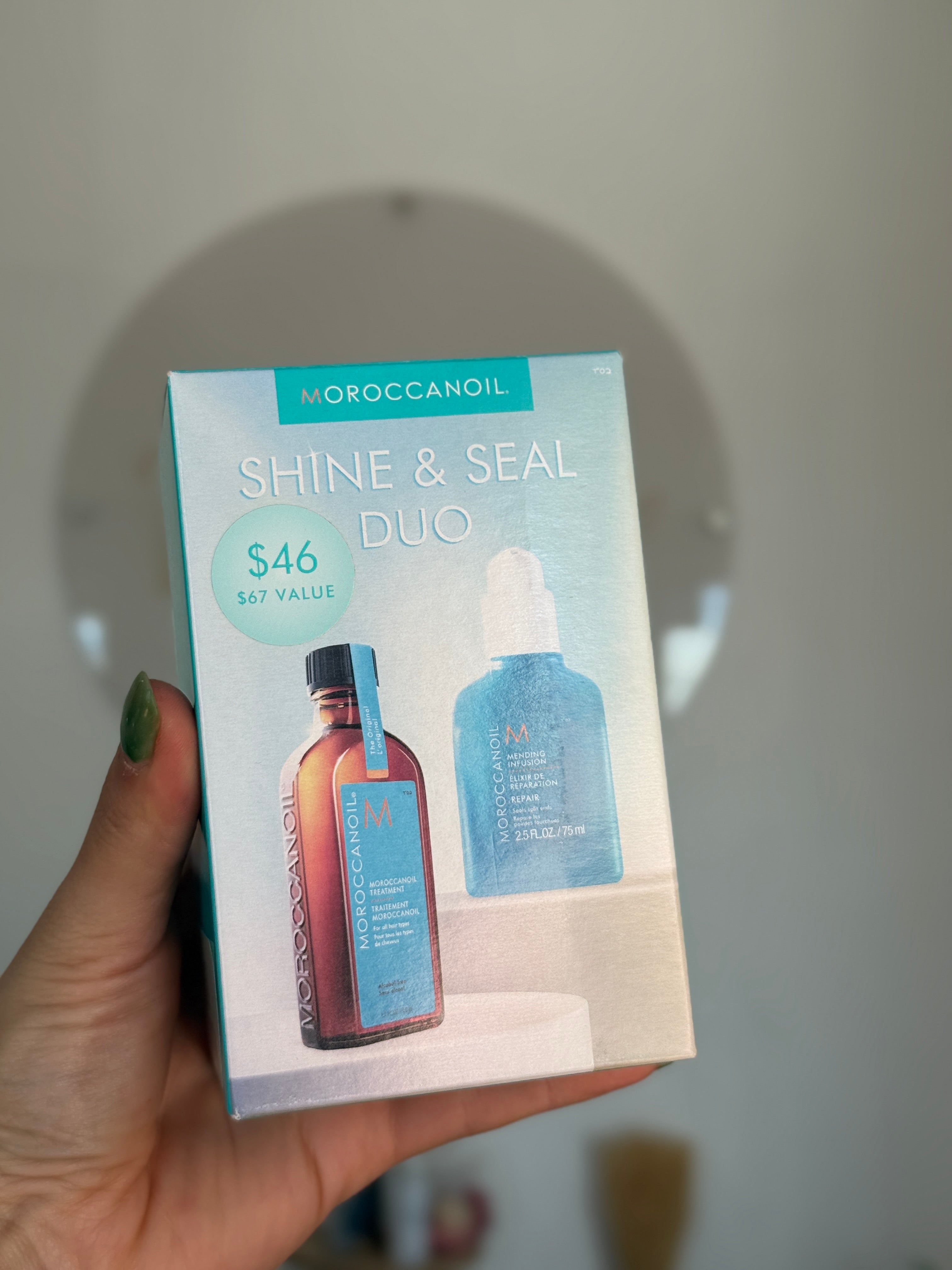 Moroccanoil  Shine and Seal Duo