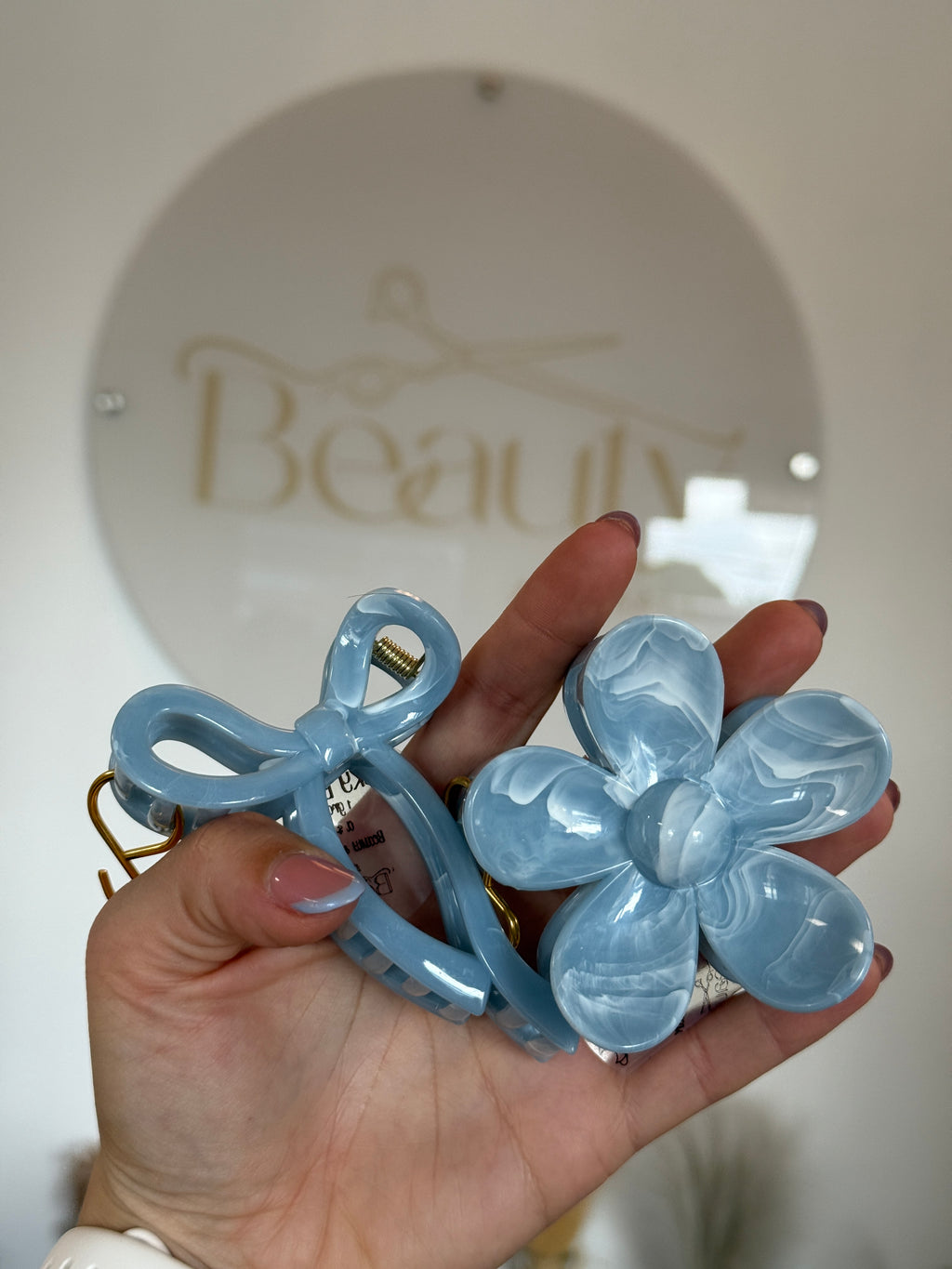 Sky Blue Mystery Clips
