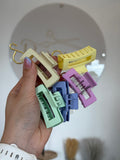 Pastel Look Claw Clips
