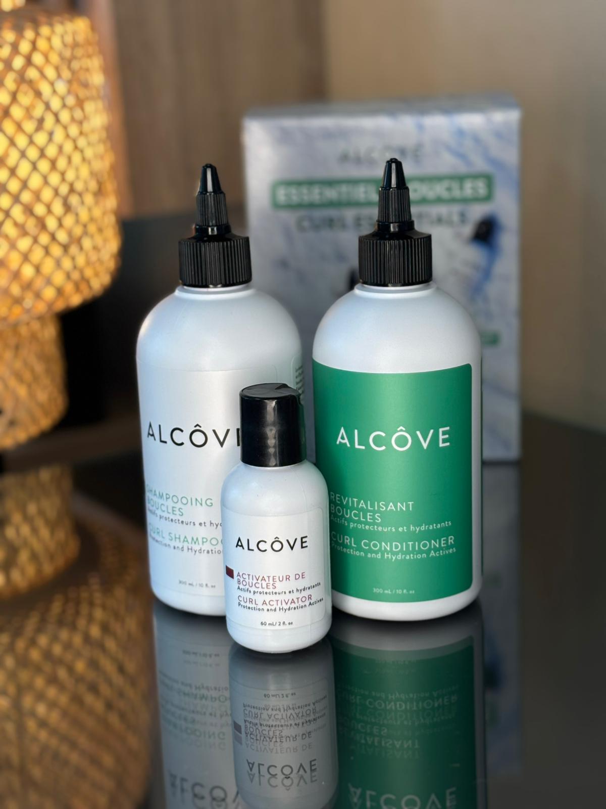 Alcove Curl  Kit  (Shampoo, Conditioner and Mini Curly Activate)